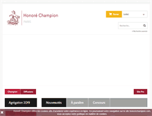 Tablet Screenshot of honorechampion.com